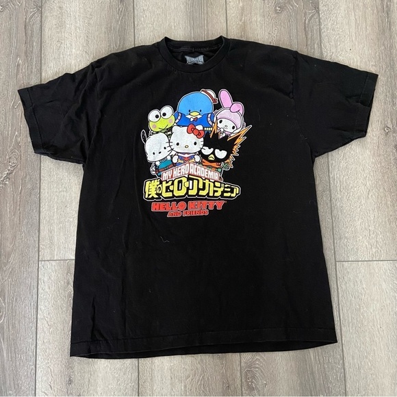 HELLO Kitty My Hero Academia Tee Shirt Size X-Large - Picture 3 of 5